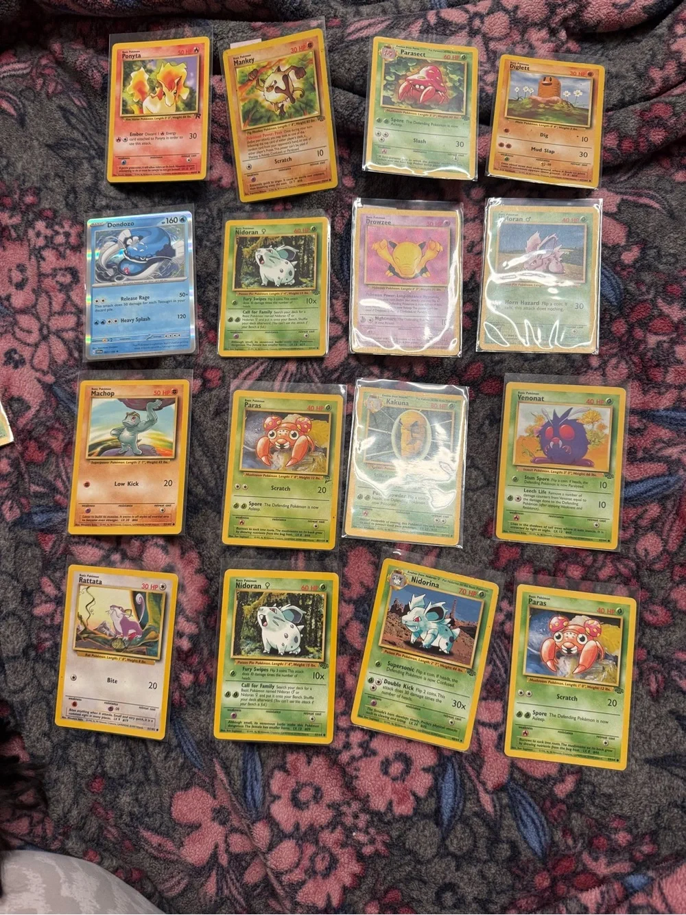 Pokemon Trading Cards - Green and Yellow Assorted Kids Trading Card Lot